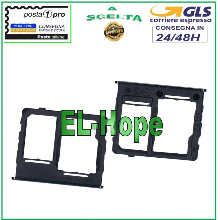 SLOT CARRIAGE COMPARTMENT NANO SIM CARD SD SAMSUNG GALAXY A32 5G SM A326 B BLACK