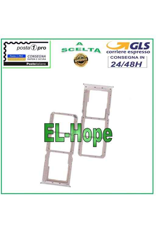 SLOT CARRIAGE SIM COMPARTMENT SD CARD OPPO A52 CH2061 CPH2069 PDAM10 PADM00 SILVER