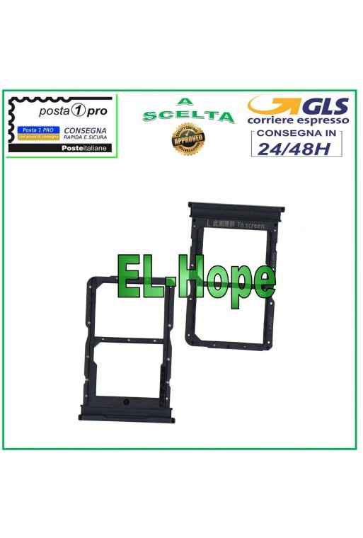 SLOT CART HOLDER SIM SD CARD COMPARTMENT HUAWEI HONOR 20 LITE HRY-LX1T L21T BLACK