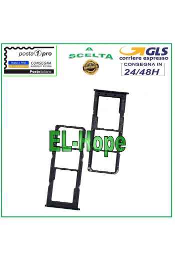 SLOT CARRIAGE COMPARTMENT NANO SIM CARD SD SAMSUNG GALAXY A32 4G SM A325 F BLACK