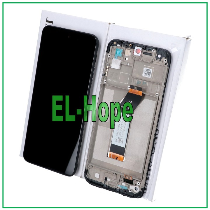 ORIGINAL FRAME LCD DISPLAY XIAOMI REDMI 10 M21061119DG M21061119AG TOUCH BLACK