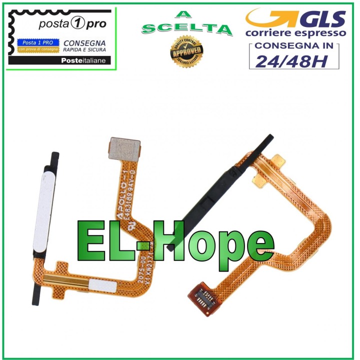 FLAT FLEX FINGERPRINT KEY MOTOROLA MOTO G22 XT2231 XT-2231 WHITE
