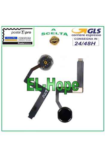 FLAT FLEX HOME BUTTON FOR APPLE IPAD PRO 9.7 2016 A1673 A1674 A1675 BLACK BUTTON