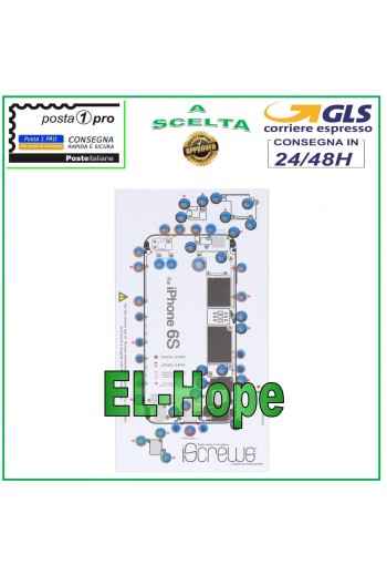 ISCREWS MAP SCREW HOUSING PAD ILLUSTRATED FOR DISASSEMBLY APPLE IPHONE 6S