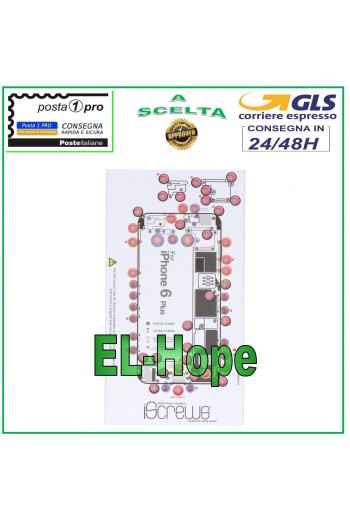 ISCREWS MAP SCREW HOUSING PAD ILLUSTRATED FOR DISASSEMBLY APPLE IPHONE 6 PLUS