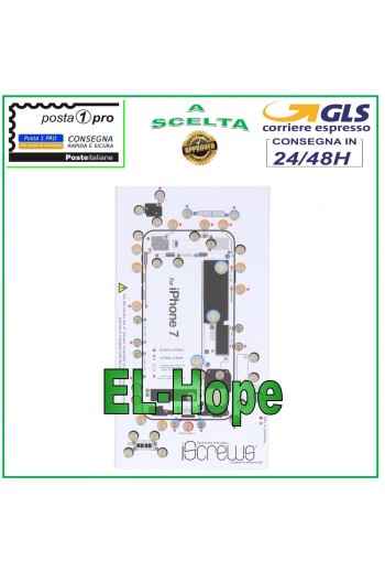 ISCREWS MAP SCREW HOUSING PAD ILLUSTRATED FOR DISASSEMBLY APPLE IPHONE 7