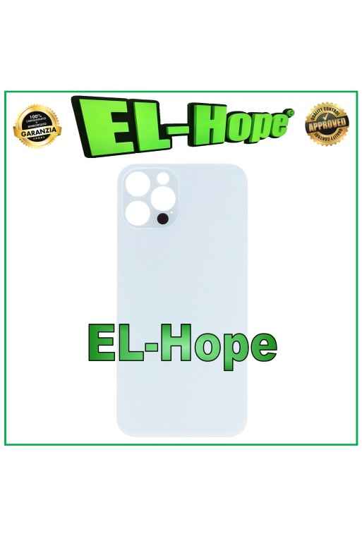 GLASS BACK BODY COVER BATTERY COVER FOR IPHONE 12 PRO BIG HOLE SILVER