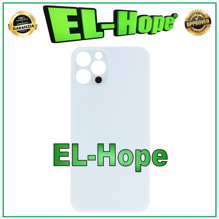 GLASS BACK BODY COVER BATTERY COVER FOR IPHONE 12 PRO BIG HOLE SILVER