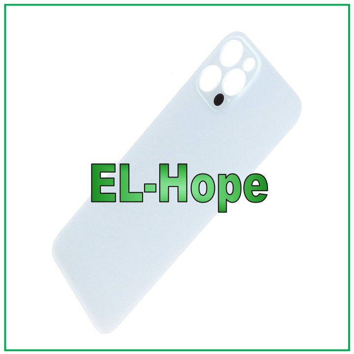 GLASS BACK BODY COVER BATTERY COVER FOR IPHONE 12 PRO BIG HOLE SILVER