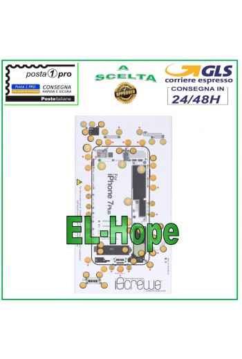 ISCREWS MAP SCREW HOUSING PAD ILLUSTRATED FOR DISASSEMBLY APPLE IPHONE 7 PLUS