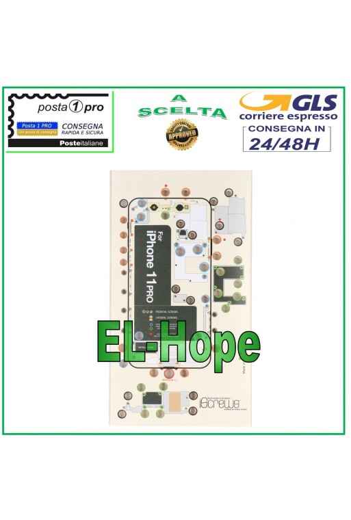 ISCREWS MAP SCREW HOUSING PAD ILLUSTRATED FOR DISASSEMBLY APPLE IPHONE 11 PRO