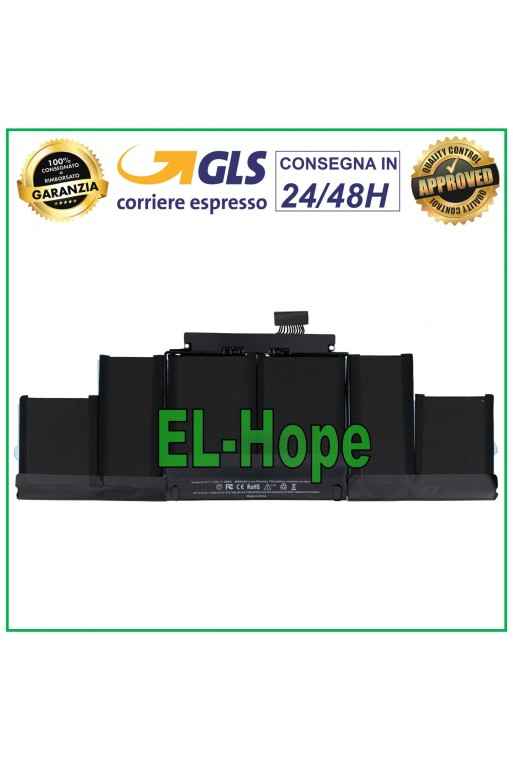 REPLACEMENT BATTERY A1417 FOR APPLE MACBOOK PRO 15 2012 2013 A1398 8800 mAh