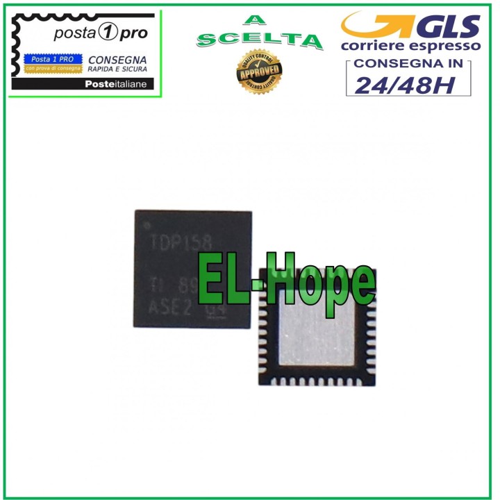 IC CHIP HDMI TDP158 FOR XBOX ONE X QFN40 AUDIO VIDEO OUTPUT CONTROL