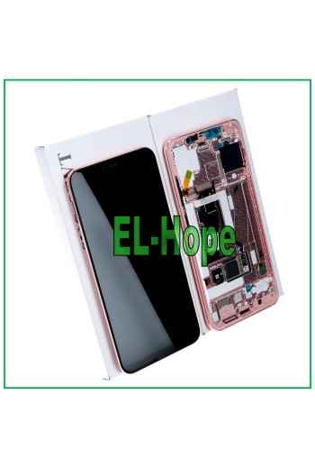 ORIGINAL LCD DISPLAY FRAME XIAOMI MI 8 PRO TOUCH SCREEN PINK GLASS - ROSE GOLD