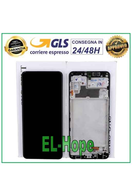 ORIGINAL FRAME LCD DISPLAY SAMSUNG GALAXY M32 2021 SM-M325 M325F TOUCH SCREEN