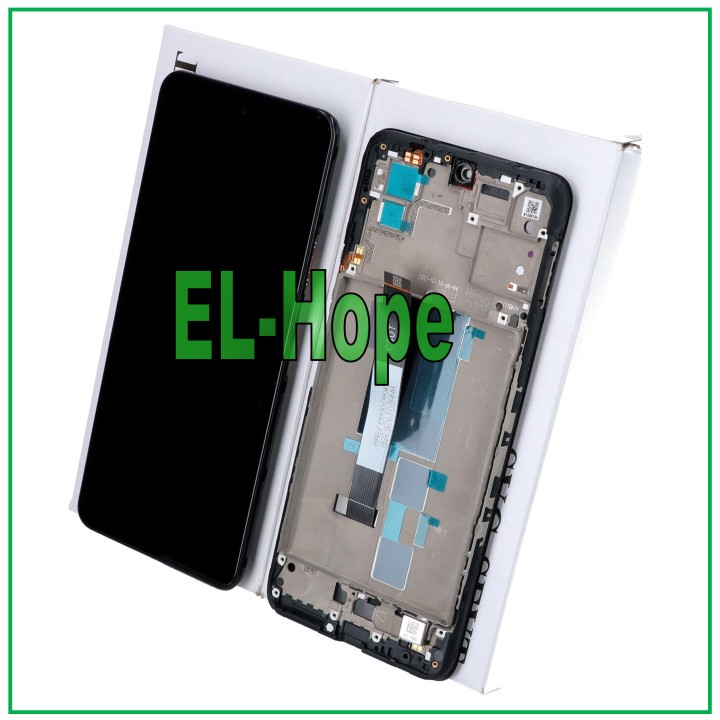 LCD DISPLAY FRAME ORIGINAL XIAOMI POCO X3 GT 21061110AG TOUCH SCREEN BLACK GLASS