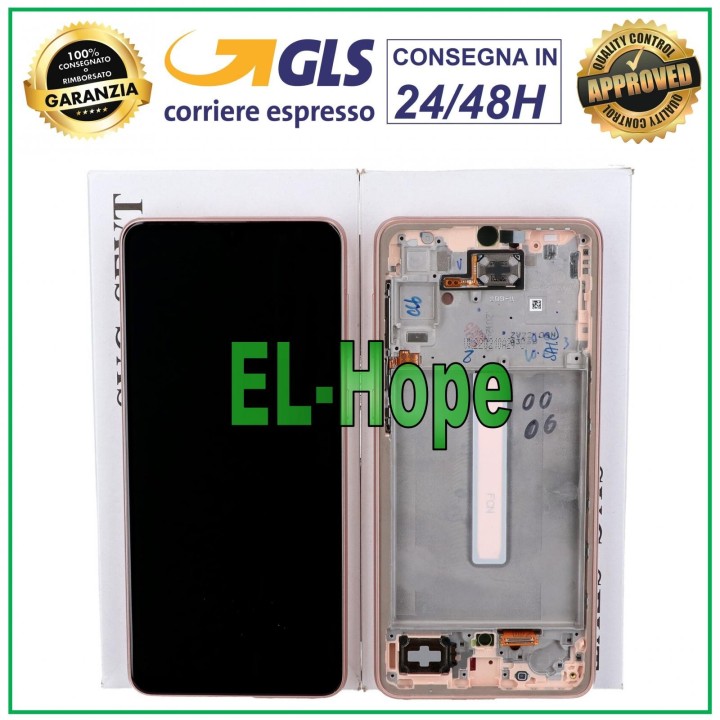 ORIGINAL FRAME DISPLAY SAMSUNG A33 5G SM-A336F A336B TOUCH GOLD ORO GH82-28143D