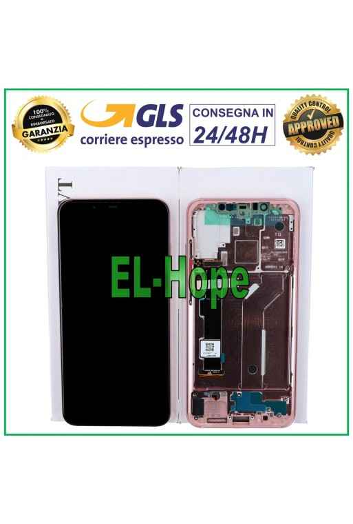 ORIGINAL TOUCH LCD DISPLAY + FRAME XIAOMI MI8 MI 8 M1803E1A M1803E1C PINK GLASS