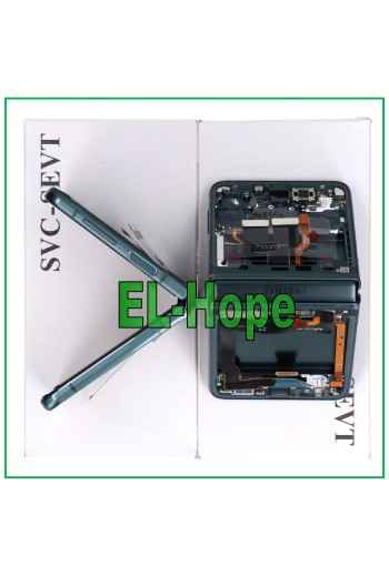 ORIGINAL LCD DISPLAY FRAME SAMSUNG GALAXY Z FLIP 3 5G SM-F711 TOUCH GREEN GREEN