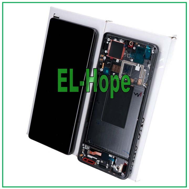 100% ORIGINAL XIAOMI MI 12 PRO 2022 LCD DISPLAY TOUCH GLASS FRAME TARNISH BLACK