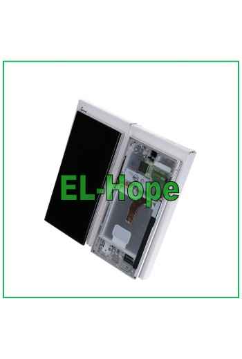 ORIGINAL FRAME LCD DISPLAY SAMSUNG GALAXY S22 ULTRA 2022 SM-S908 TOUCH WHITE