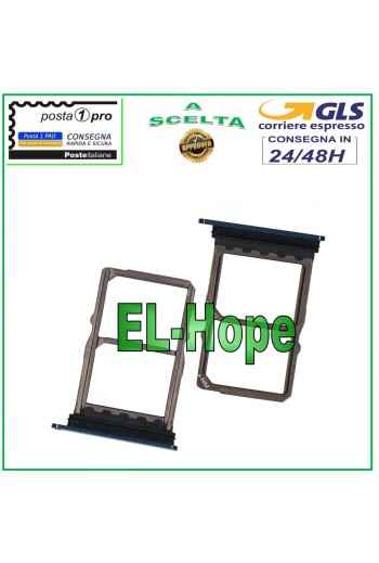 SLOT CART SIM CARD COMPARTMENT + MICRO SD HUAWEI MATE 20 HMA-L09 HMA-L29 BLUE