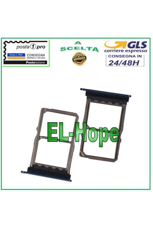 SLOT CART SIM CARD COMPARTMENT + MICRO SD HUAWEI MATE 20 HMA-L09 HMA-L29 BLUE