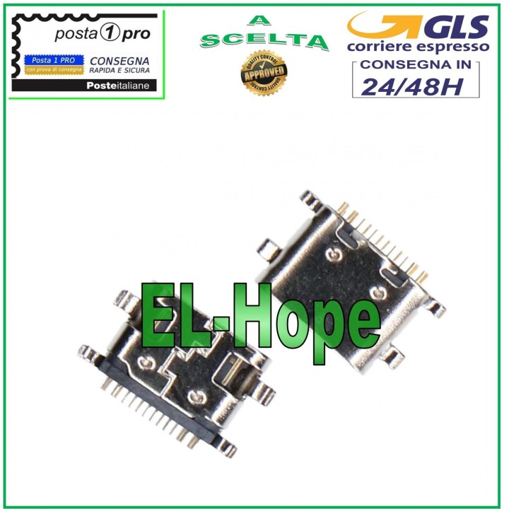 CHARGING CONNECTOR FOR SAMSUNG HUAWEI BLACKVIEW ALCATEL TYPE C 12 PIN
