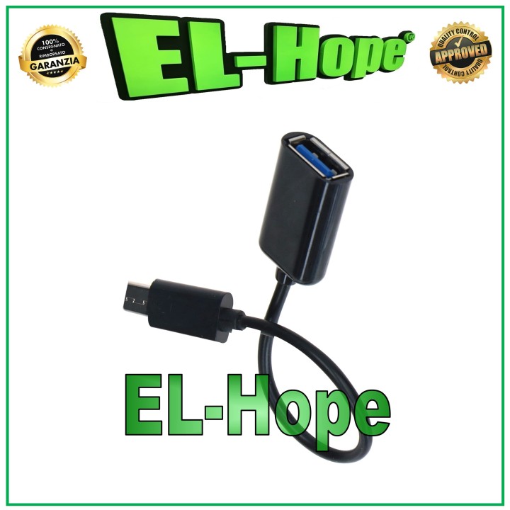 UNIVERSAL OTG TYPE C ADAPTER CABLE FOR HUAWEI SAMSUNG VARIOUS BRANDS