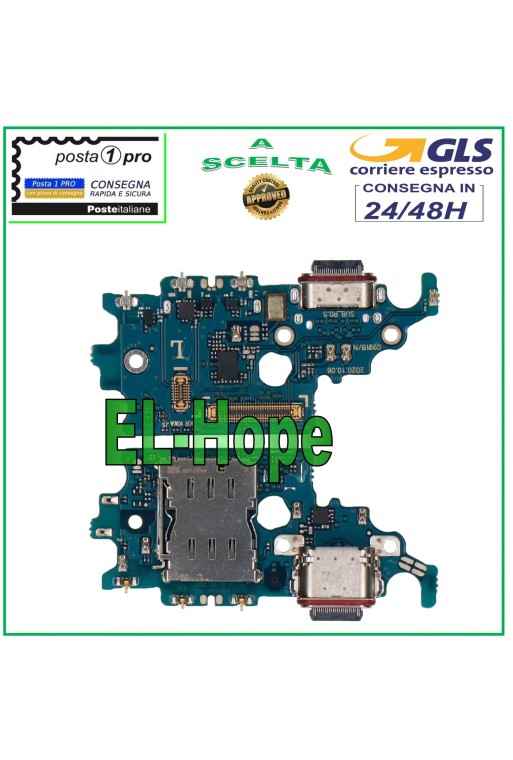 CHARGING CONNECTOR SAMSUNG GALAXY S21 SM-G991 F + MICROPHONE SIM READER DOCK