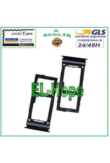 SLOT CART COMPARTMENT NANO SIM CARD SD SAMSUNG GALAXY A52 SM A525 F BLACK