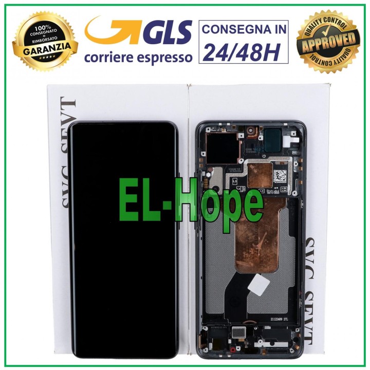 100% ORIGINAL TOUCH SCREEN LCD DISPLAY XIAOMI 12 2022 / 12X 5G / 12S FRAME BLACK
