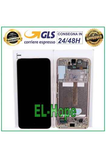 LCD DISPLAY + ORIGINAL FRAME SAMSUNG GALAXY S22+ PLUS 2022 SM-S906 TOUCH PURPLE
