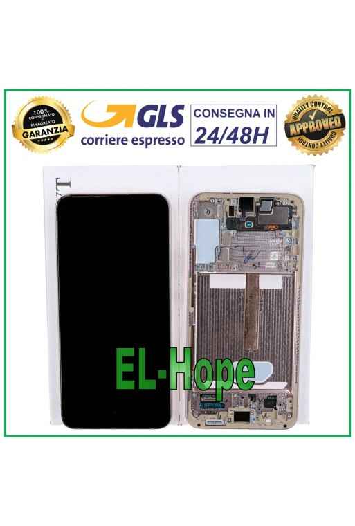 LCD DISPLAY + ORIGINAL FRAME SAMSUNG GALAXY S22+ PLUS 2022 SM-S906 TOUCH PURPLE