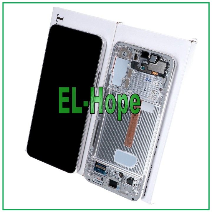 DISPLAY + ORIGINAL FRAME SAMSUNG S22 PLUS 2022 SM-S906 TOUCH WHITE GH82-27500B