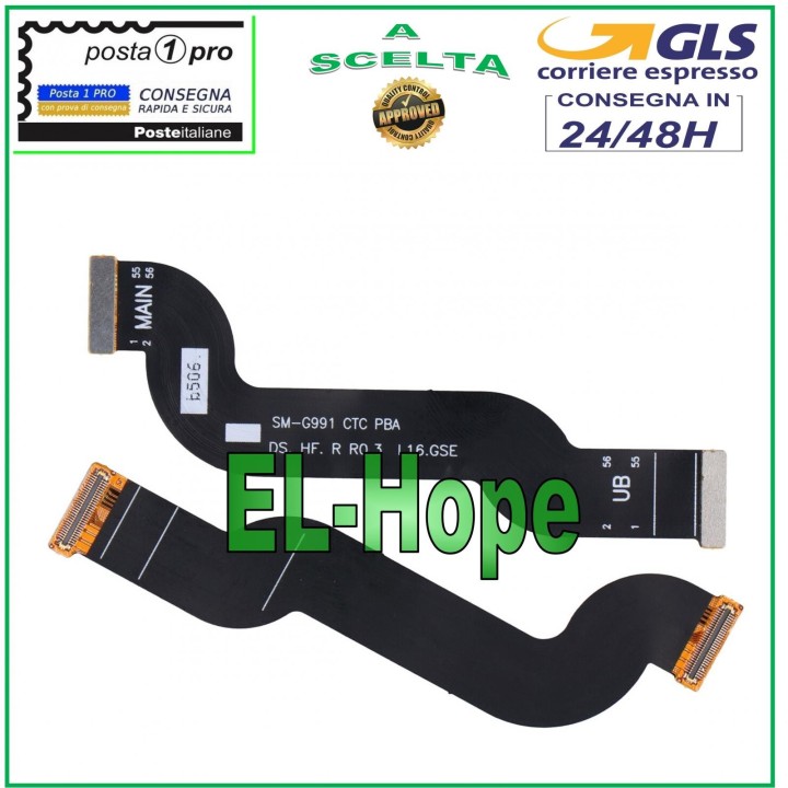 FLAT FLEX CONNECTION MOTHERBOARD LCD DISPLAY FOR SAMSUNG GALAXY S21 SM-G991
