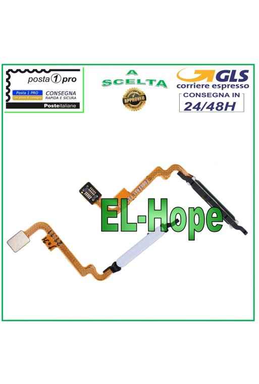 FLAT FLEX POWER KEY FINGERPRINT XIAOMI REDMI NOTE 10S 4G SILVER
