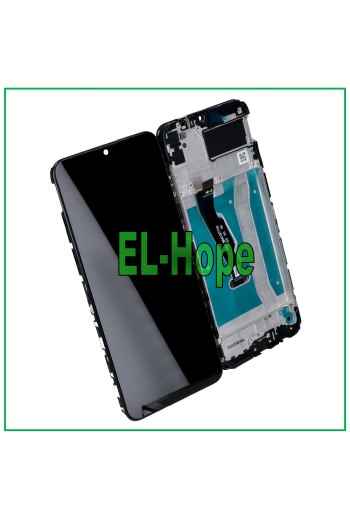 LCD DISPLAY + FRAME FOR HUAWEI Y6P 2020 MED-LX9 MED-LX9N TOUCH SCREEN BLACK GLASS
