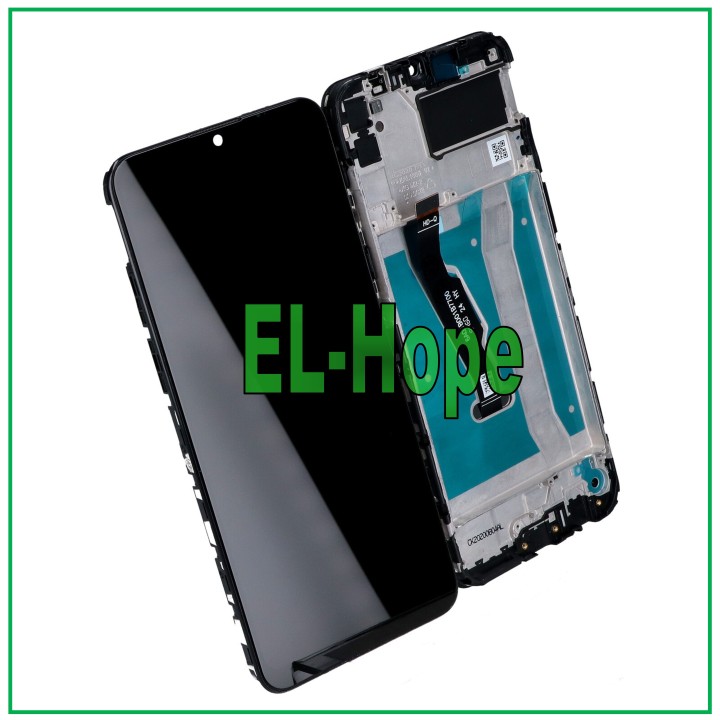 LCD DISPLAY + FRAME FOR HUAWEI Y6P 2020 MED-LX9 MED-LX9N TOUCH SCREEN BLACK GLASS
