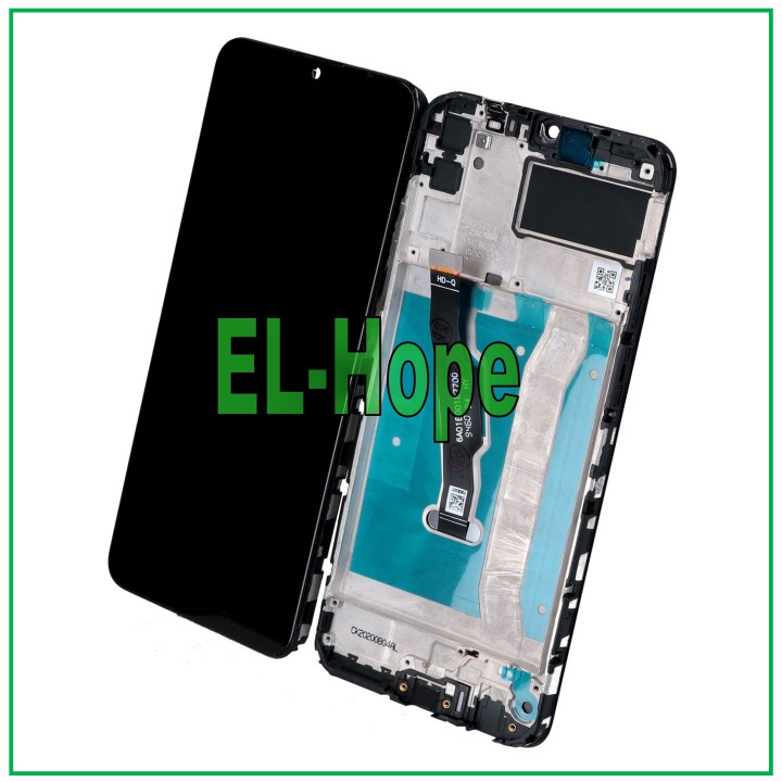 LCD DISPLAY + FRAME FOR HUAWEI Y6P 2020 MED-LX9 MED-LX9N TOUCH SCREEN BLACK GLASS