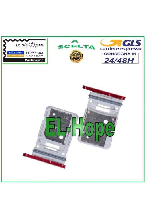 SLOT DUAL NANO SIM CARD COMPARTMENT SAMSUNG GALAXY S20 FE SM G780 F RED