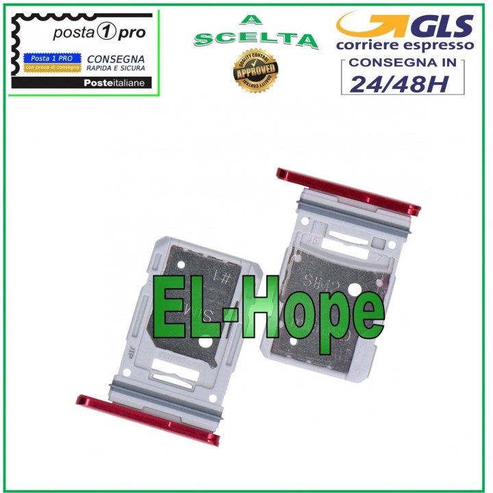 SLOT DUAL NANO SIM CARD COMPARTMENT SAMSUNG GALAXY S20 FE SM G780 F RED