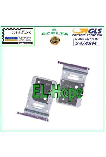 SLOT CART COMPARTMENT DUAL NANO SIM CARD SAMSUNG GALAXY S20 FE SM G780 F PURPLE