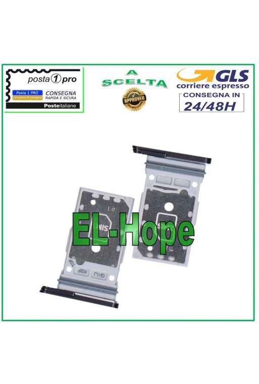 SLOT CART COMPARTMENT DUAL NANO SIM CARD SAMSUNG GALAXY S21 FE 5G SM-G990B BLACK