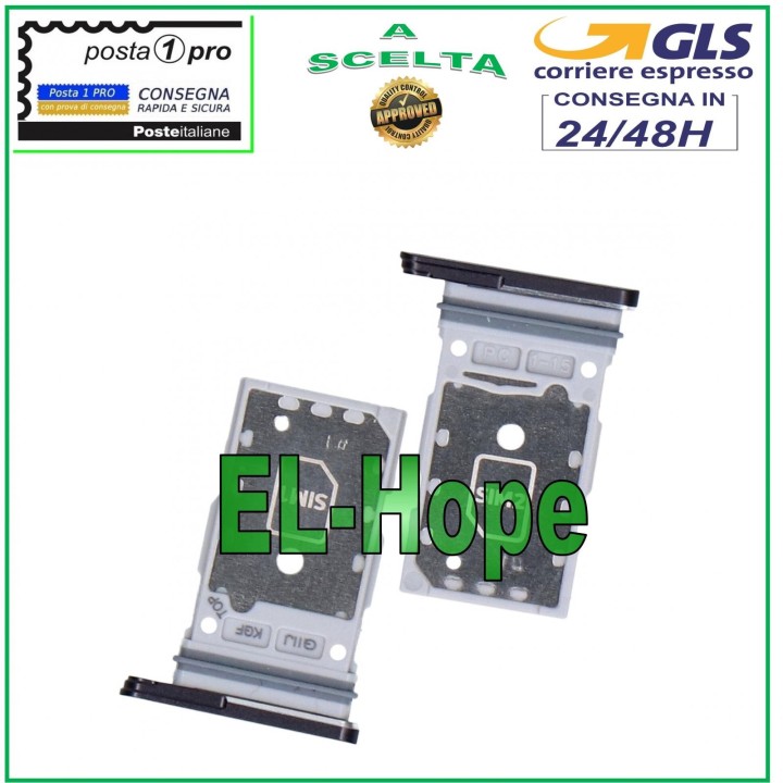 SLOT CART COMPARTMENT DUAL NANO SIM CARD SAMSUNG GALAXY S21 FE 5G SM-G990B BLACK