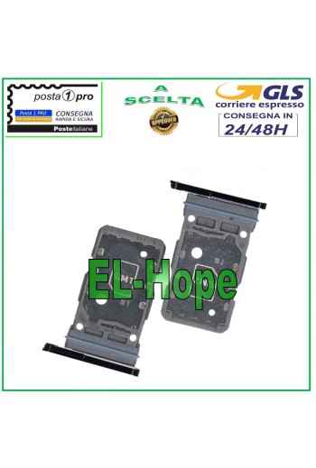SLOT CARRIAGE COMPARTMENT DUAL NANO SIM CARD SAMSUNG GALAXY S21 5G SM G991 F BLACK