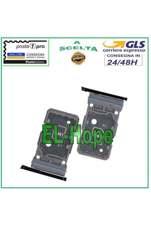 SLOT CARRIAGE COMPARTMENT DUAL NANO SIM CARD SAMSUNG GALAXY S21 5G SM G991 F BLACK