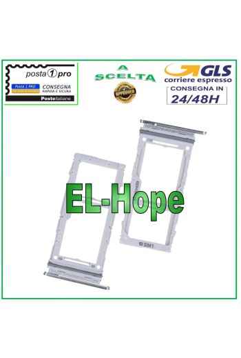 SLOT CART COMPARTMENT NANO SIM MICRO SD SAMSUNG GALAXY S10E SM G970 F SILVER