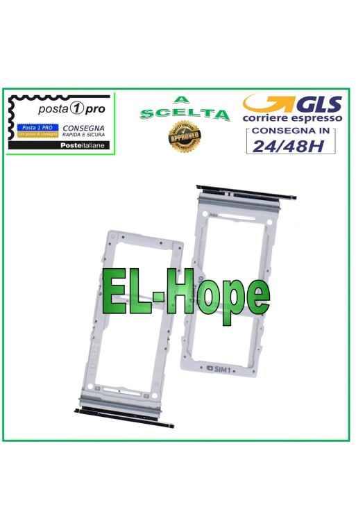 SLOT CART COMPARTMENT NANO SIM CARD SD SAMSUNG GALAXY S20 SM G980 G981 BLACK