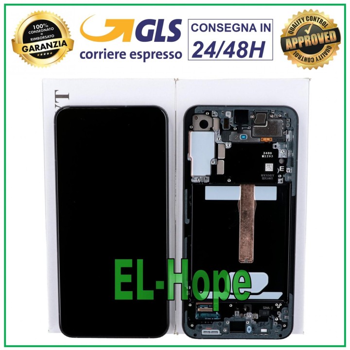 ORIGINAL DISPLAY SAMSUNG S22+ PLUS 2022 SM-S906 TOUCH GRAPHITE GRAY GH82-27500E